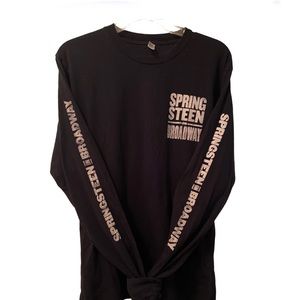 RARE Springsteen On Broadway Men’s Unisex Long sleeve Tee Shirt 🇺🇸